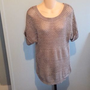 The Limited tan scoop neck sweater